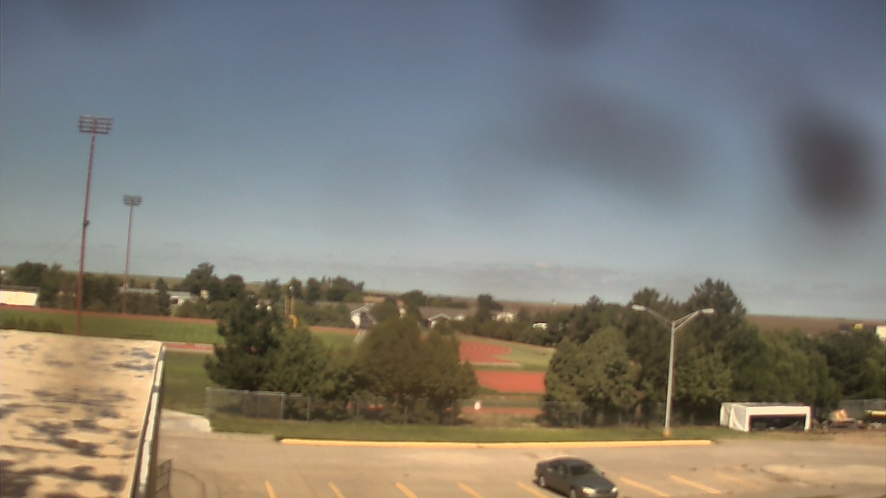 Thumbnail for current weather camera view from Stanton County Jr/Sr High School in Johnson City, Kansas