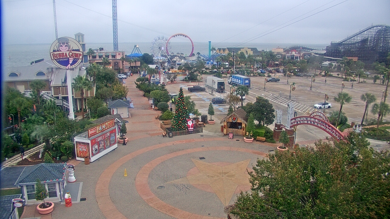 Thumbnail for current weather camera view from The Boardwalk Inn in Kemah, Texas