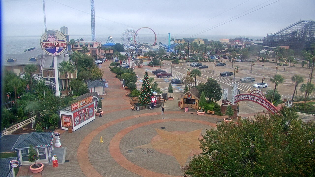 Thumbnail for current weather camera view from The Boardwalk Inn in Kemah, Texas
