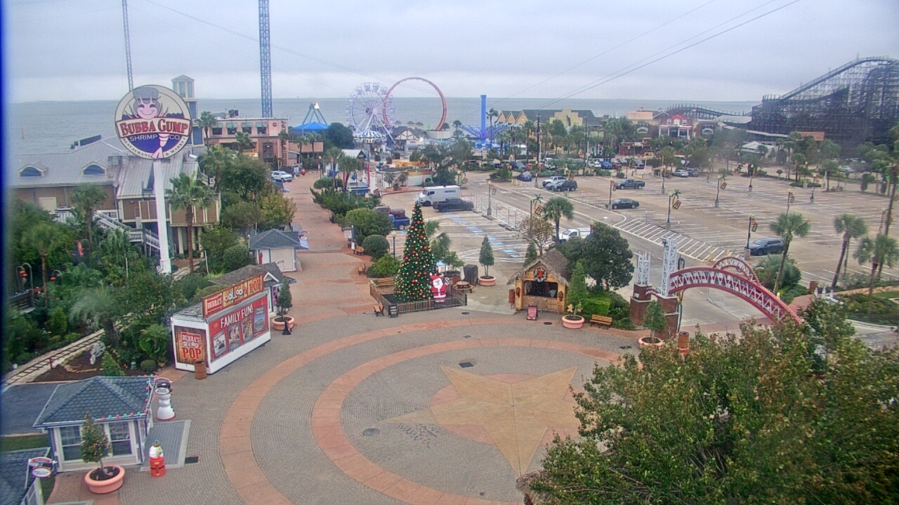 Thumbnail for current weather camera view from The Boardwalk Inn in Kemah, Texas