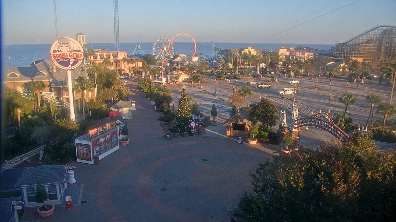 Thumbnail for current weather camera view from The Boardwalk Inn in Kemah, Texas