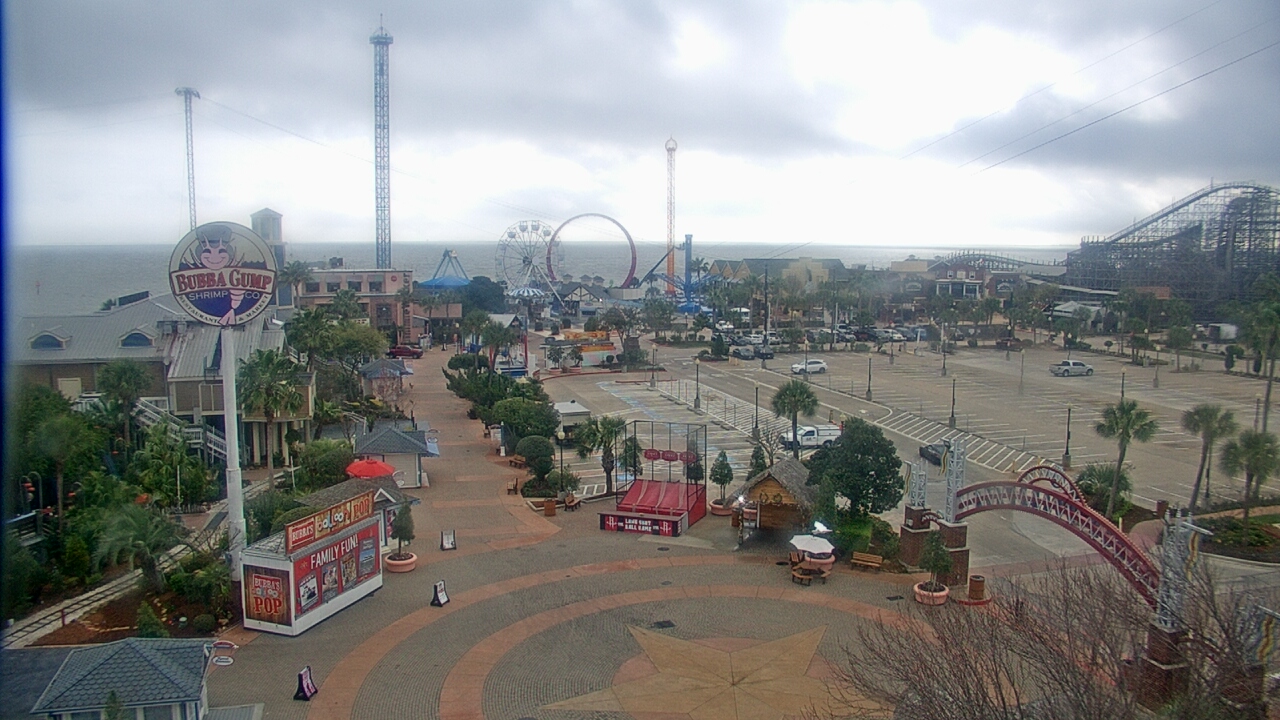 Thumbnail for current weather camera view from The Boardwalk Inn in Kemah, Texas