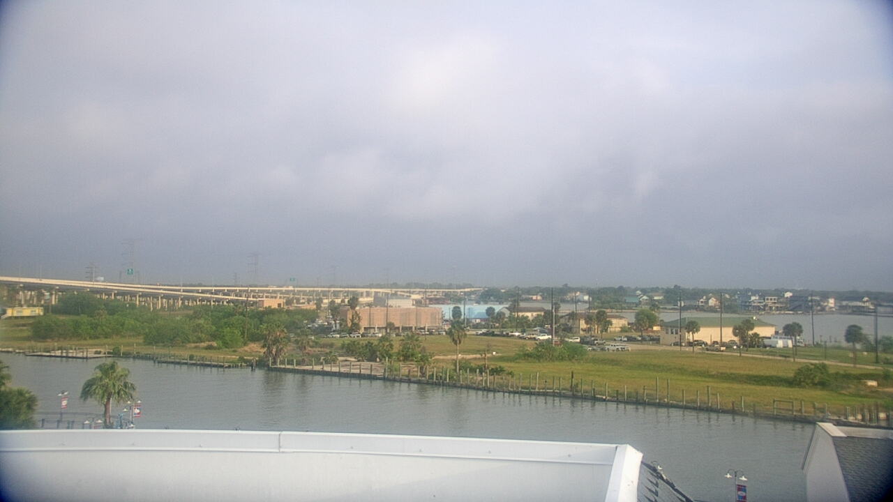 Thumbnail for current weather camera view from The Boardwalk Inn in Kemah, Texas