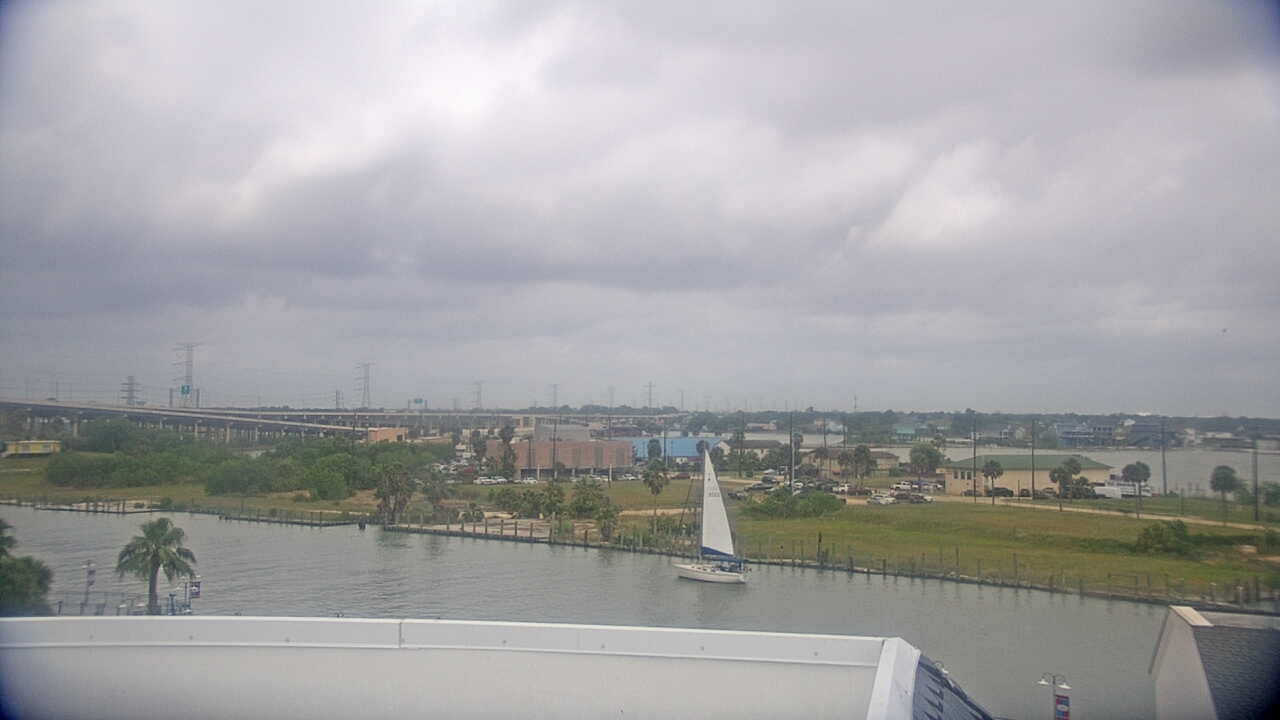 Thumbnail for current weather camera view from The Boardwalk Inn in Kemah, Texas
