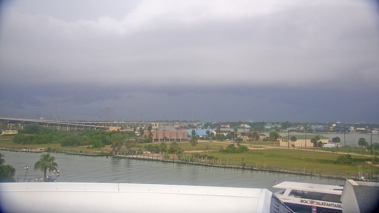 Thumbnail for current weather camera view from The Boardwalk Inn in Kemah, Texas