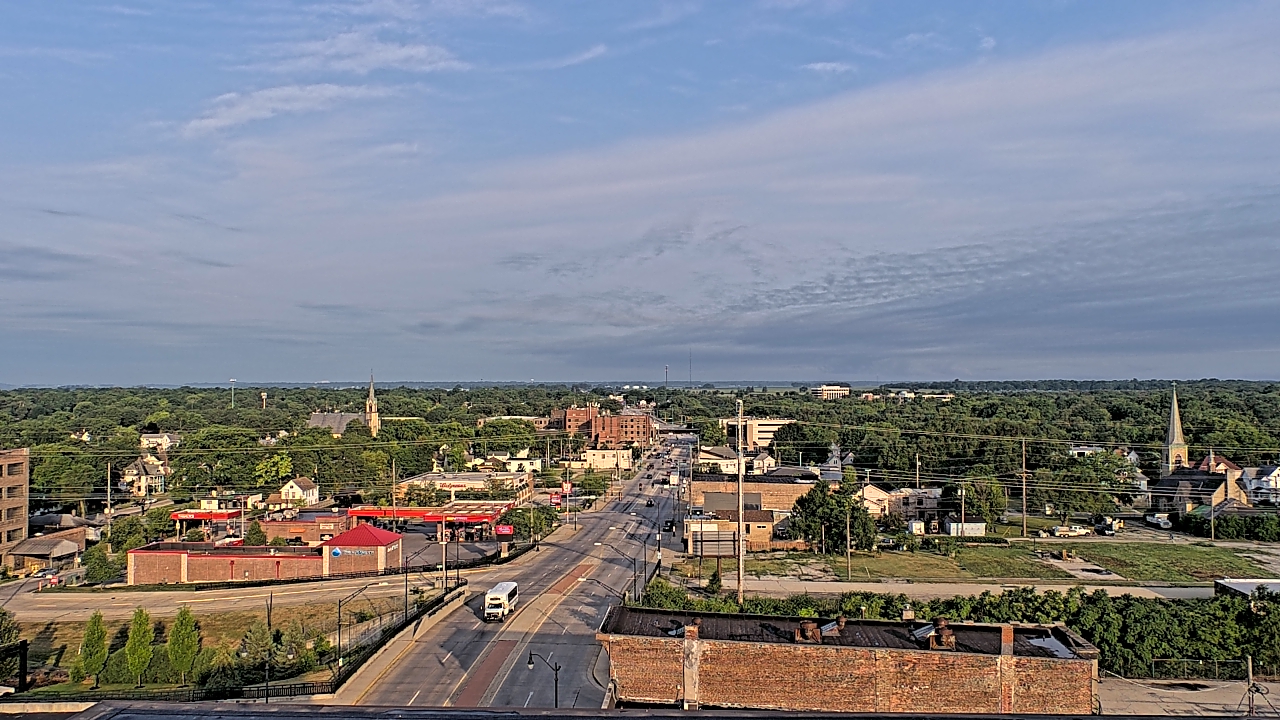 Thumbnail for current weather camera view from Kankakee County Administration Building in Kankakee, Illinois