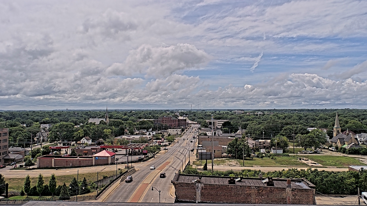 Thumbnail for current weather camera view from Kankakee County Administration Building in Kankakee, Illinois