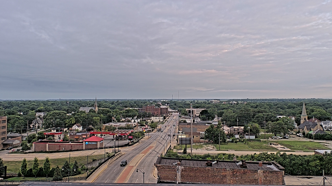 Thumbnail for current weather camera view from Kankakee County Administration Building in Kankakee, Illinois