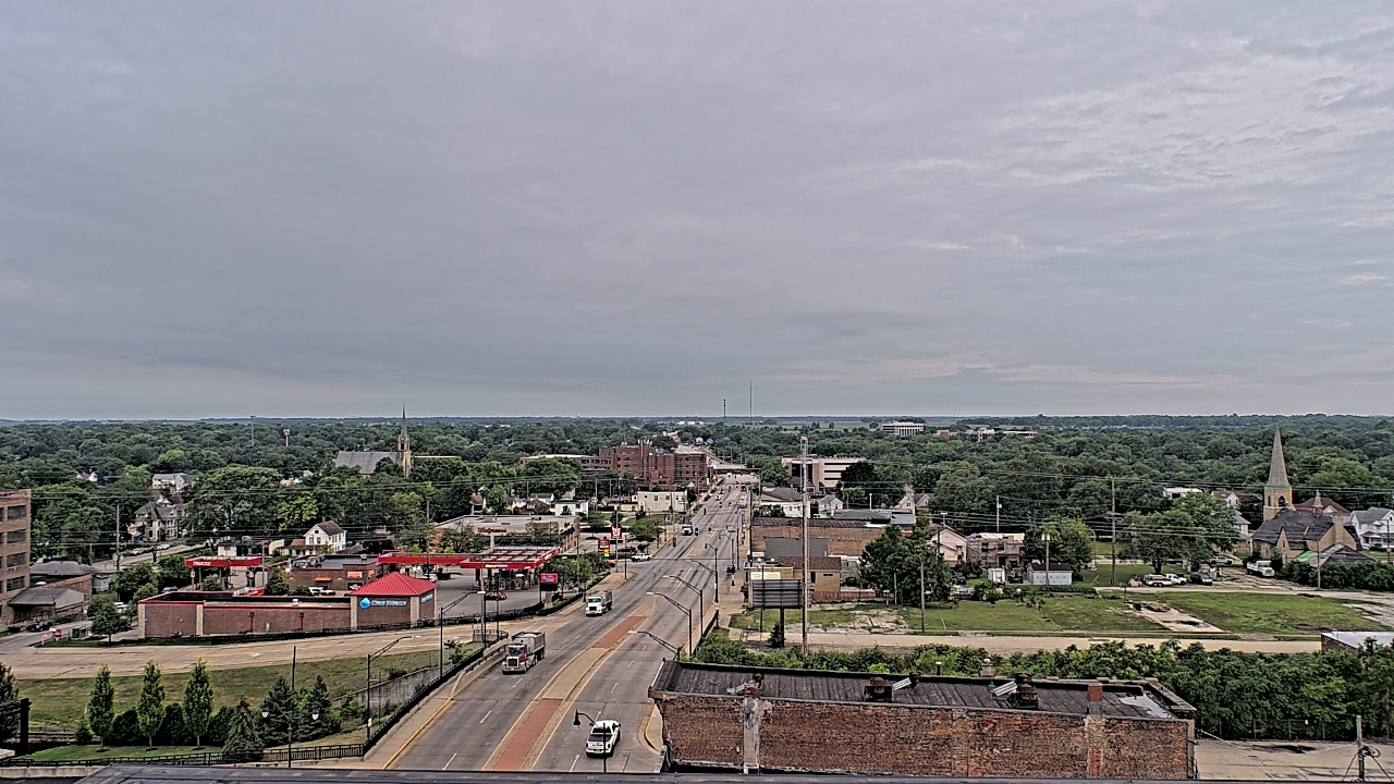 Thumbnail for current weather camera view from Kankakee County Administration Building in Kankakee, Illinois
