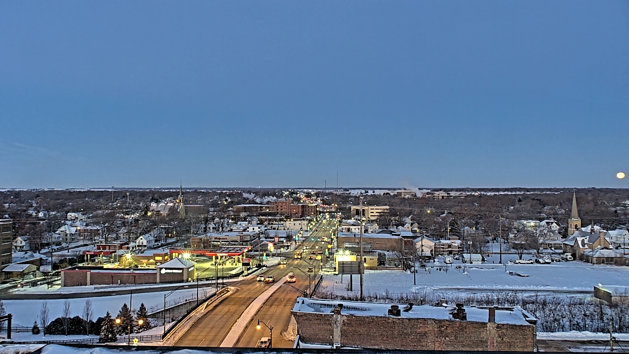 Thumbnail for current weather camera view from Kankakee County Administration Building in Kankakee, Illinois