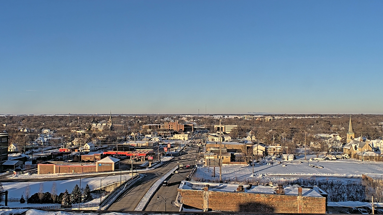Thumbnail for current weather camera view from Kankakee County Administration Building in Kankakee, Illinois
