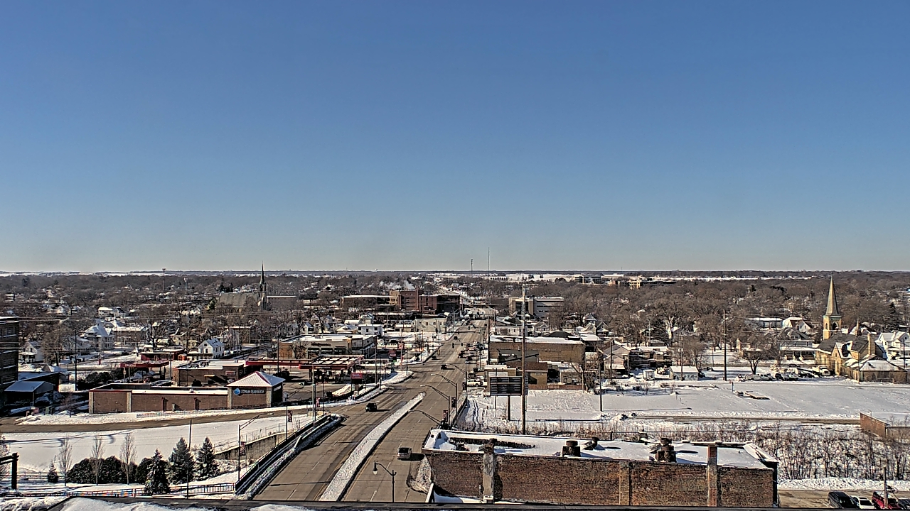 Thumbnail for current weather camera view from Kankakee County Administration Building in Kankakee, Illinois