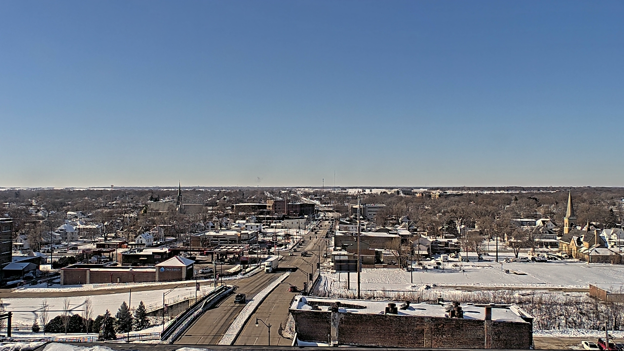 Thumbnail for current weather camera view from Kankakee County Administration Building in Kankakee, Illinois