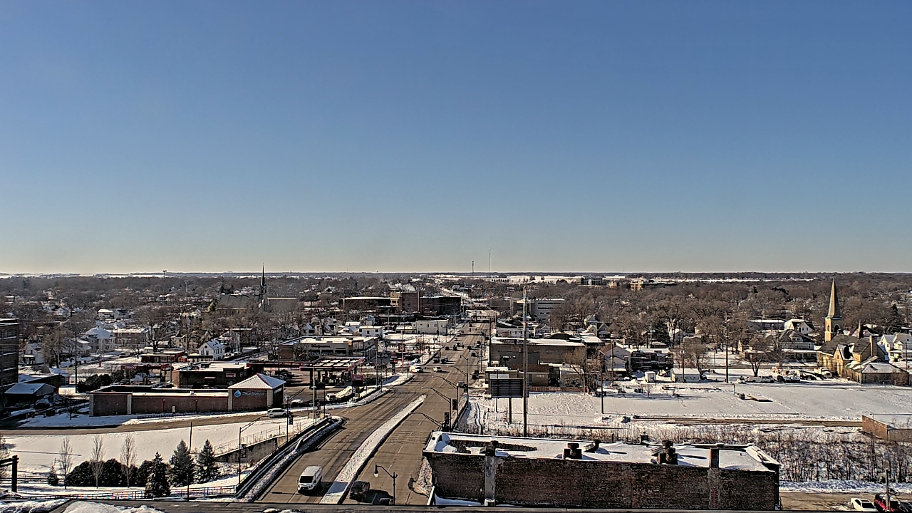 Thumbnail for current weather camera view from Kankakee County Administration Building in Kankakee, Illinois