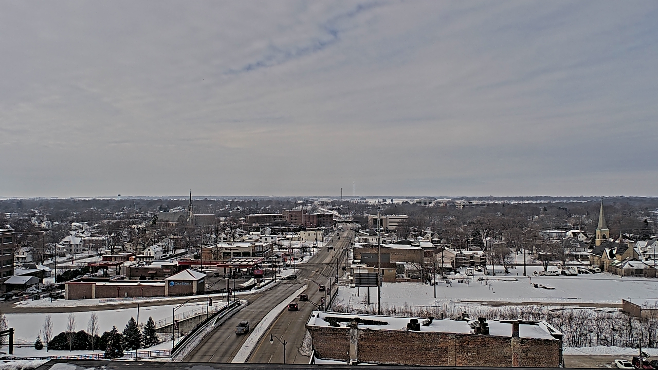Thumbnail for current weather camera view from Kankakee County Administration Building in Kankakee, Illinois