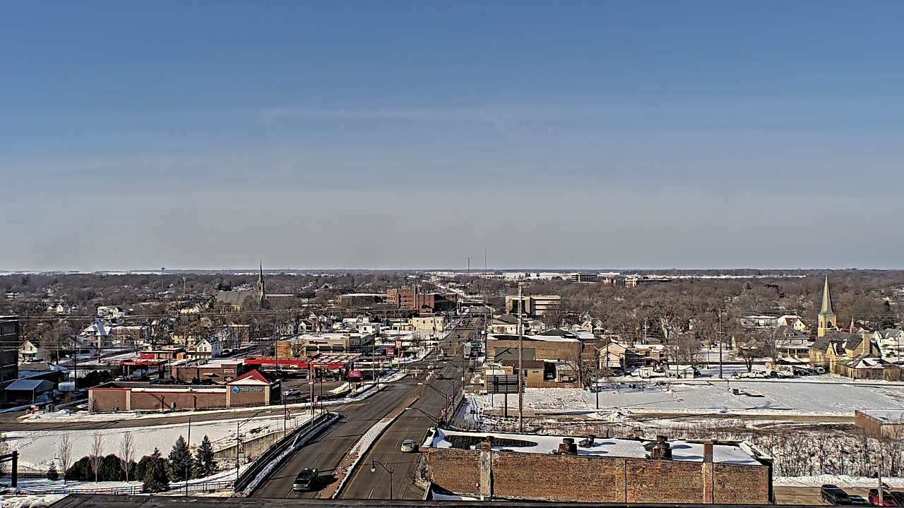 Thumbnail for current weather camera view from Kankakee County Administration Building in Kankakee, Illinois