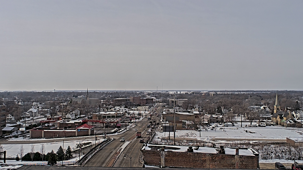 Thumbnail for current weather camera view from Kankakee County Administration Building in Kankakee, Illinois