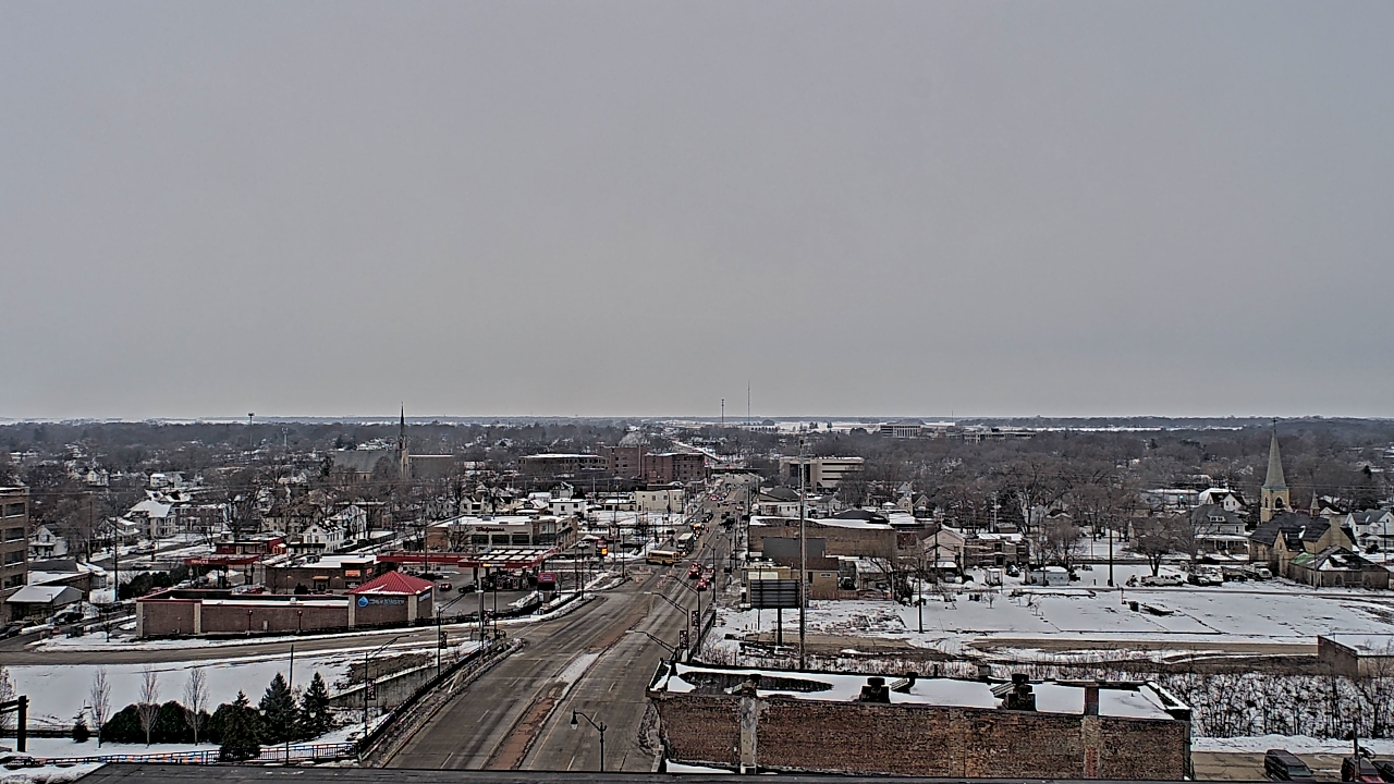Thumbnail for current weather camera view from Kankakee County Administration Building in Kankakee, Illinois