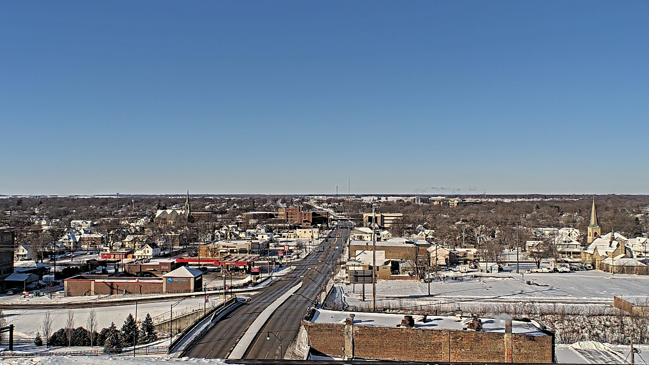 Thumbnail for current weather camera view from Kankakee County Administration Building in Kankakee, Illinois