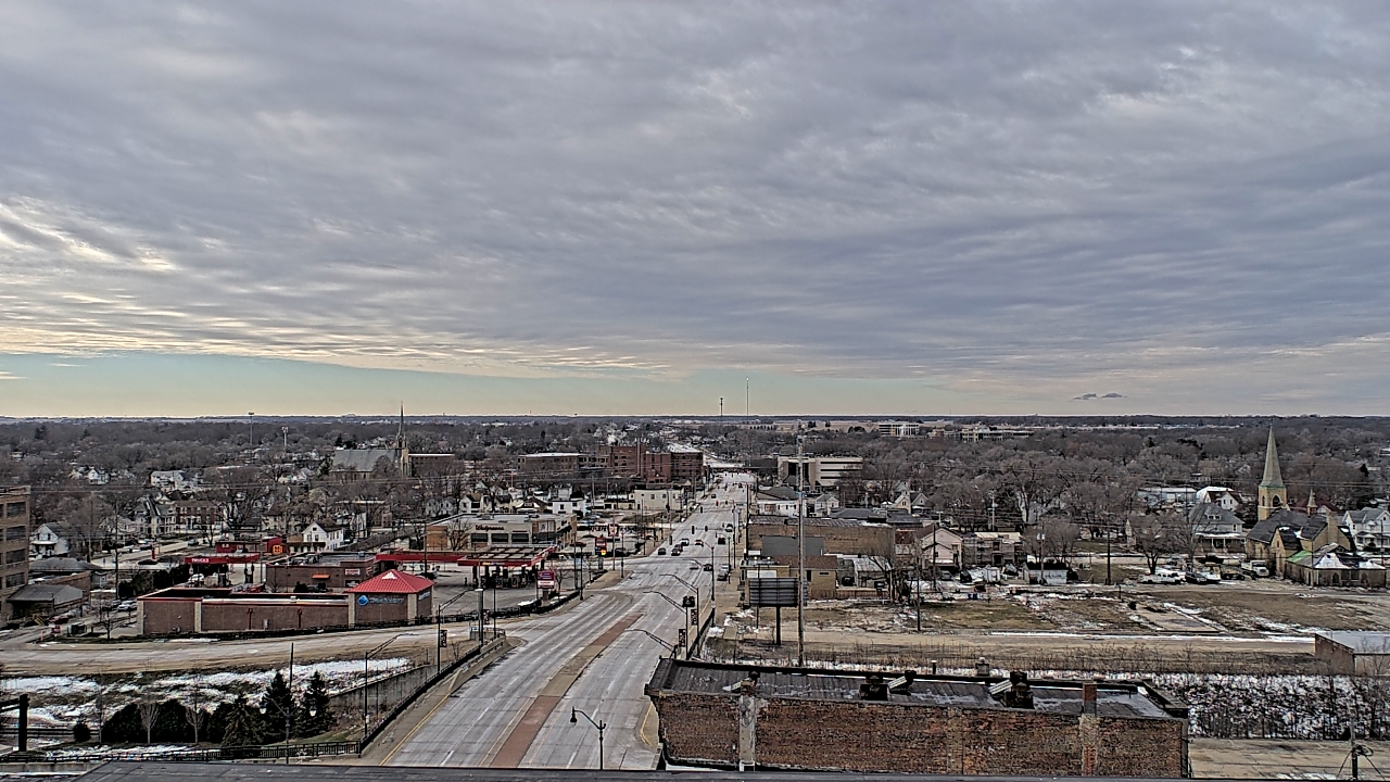 Thumbnail for current weather camera view from Kankakee County Administration Building in Kankakee, Illinois