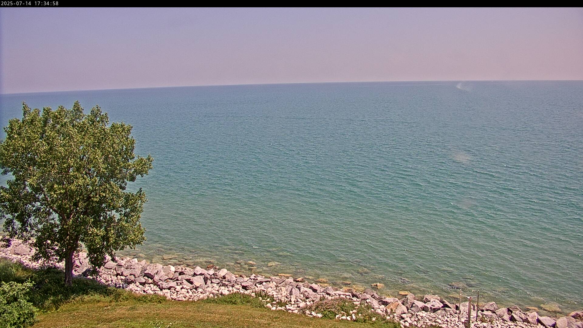 Thumbnail for current weather camera view from Carthage College in Kenosha, Wisconsin