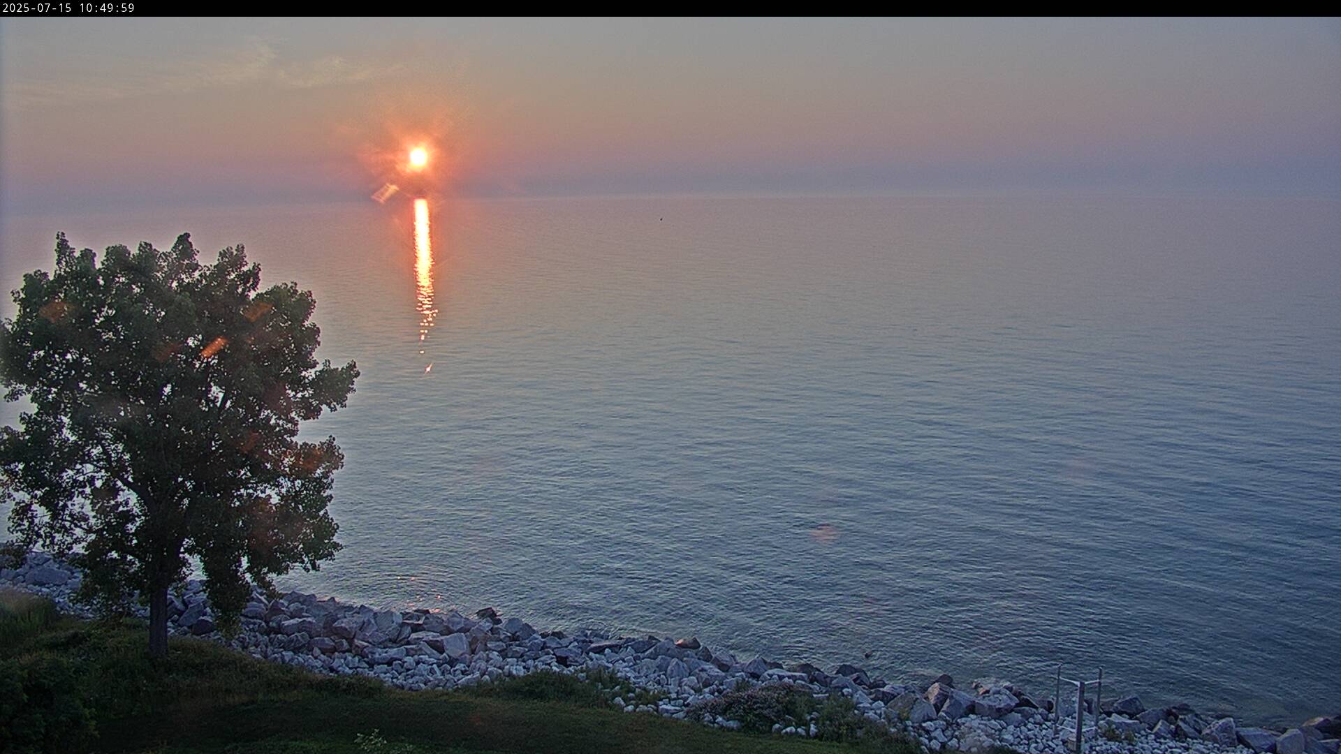 Thumbnail for current weather camera view from Carthage College in Kenosha, Wisconsin
