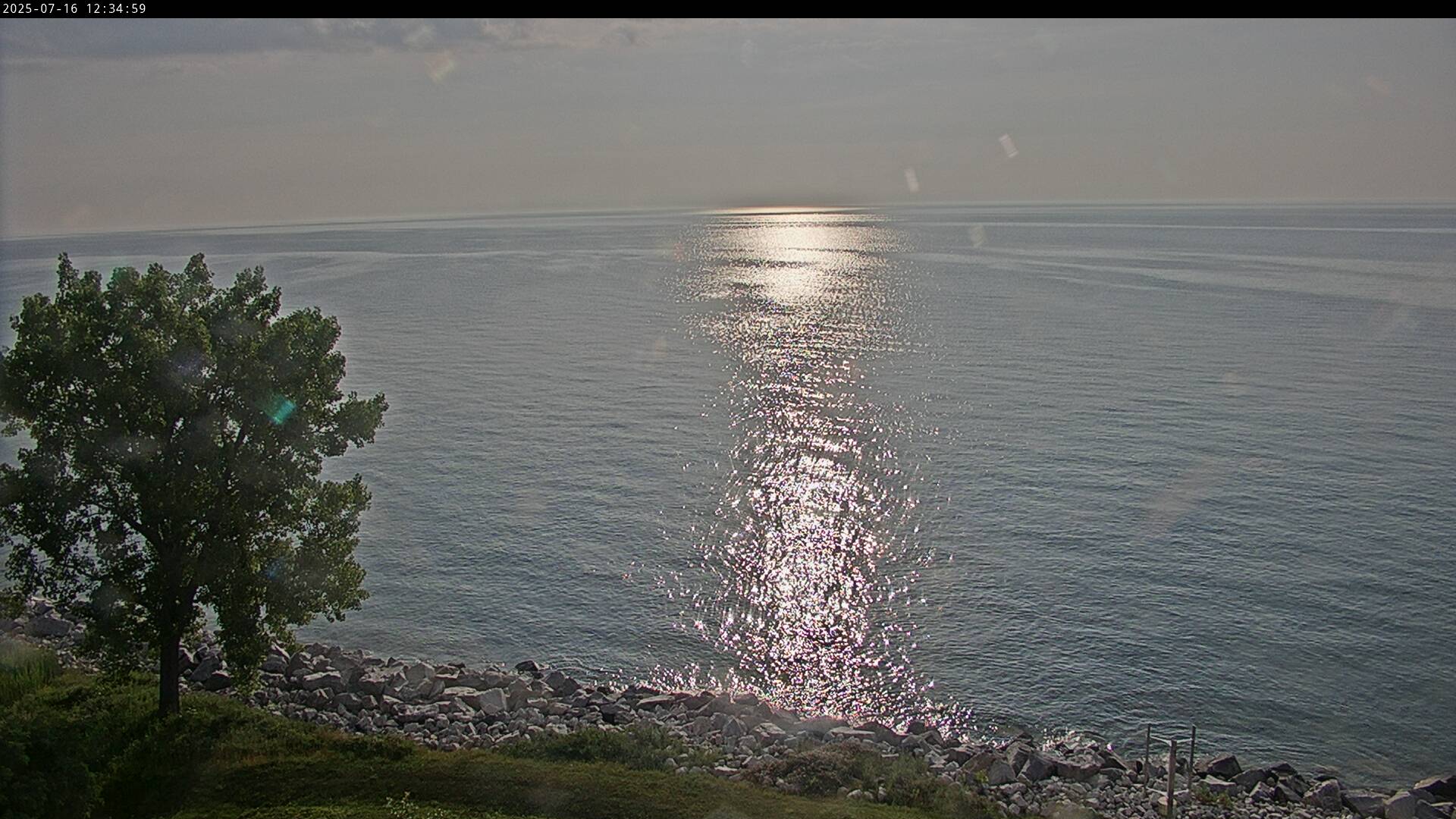 Thumbnail for current weather camera view from Carthage College in Kenosha, Wisconsin