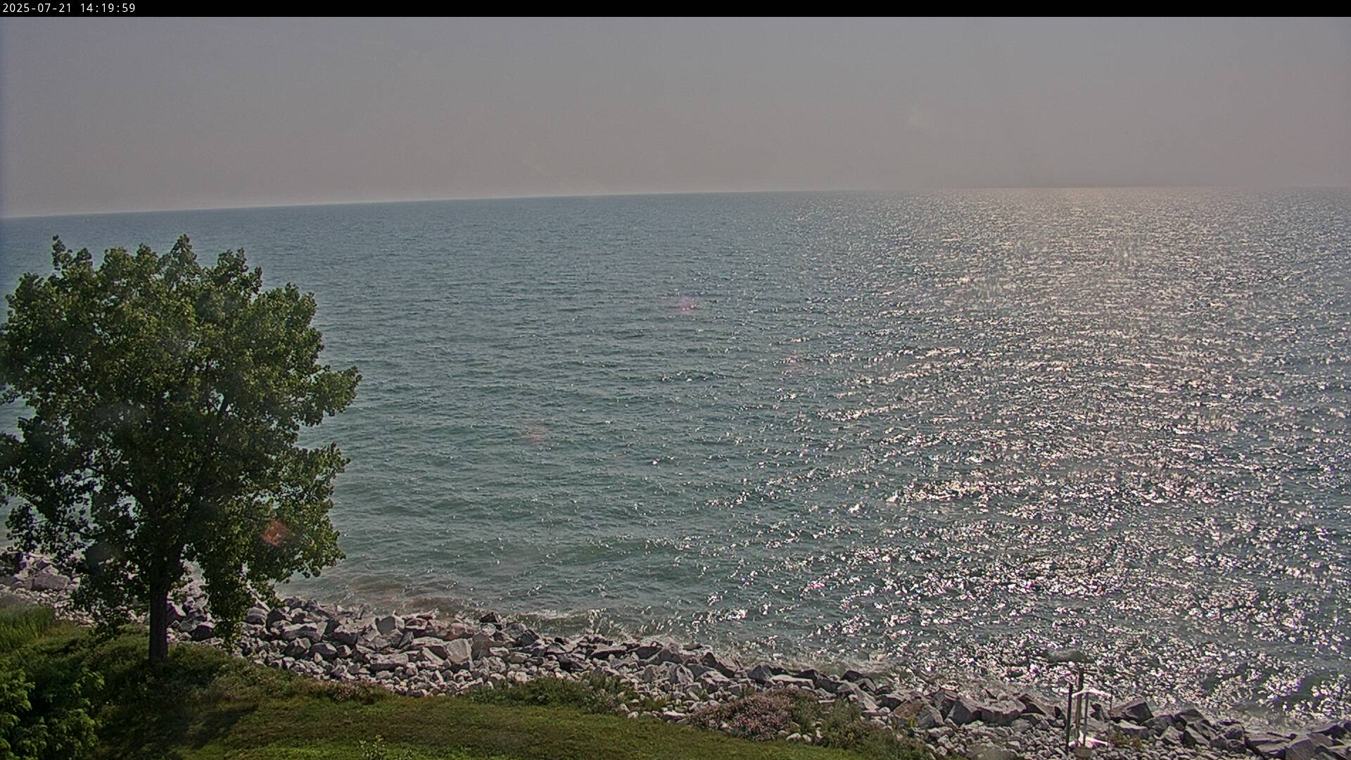 Thumbnail for current weather camera view from Carthage College in Kenosha, Wisconsin