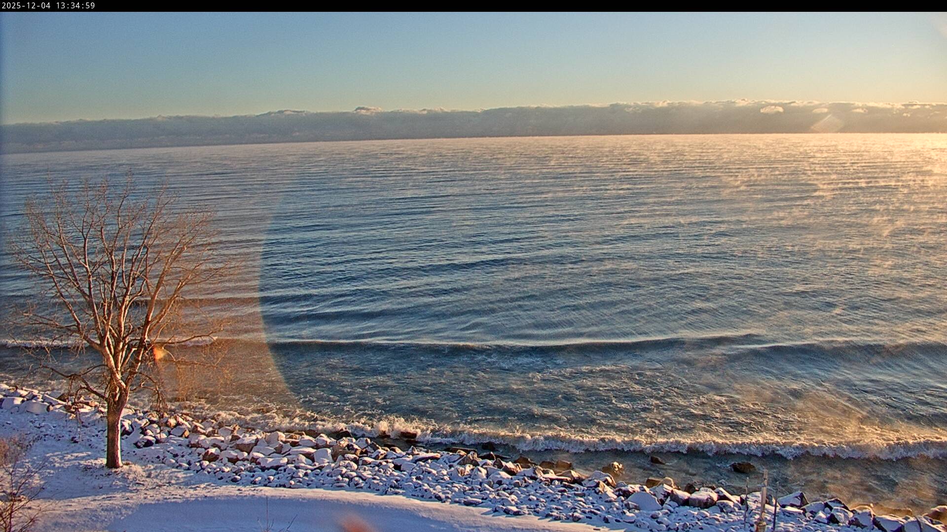 Thumbnail for current weather camera view from Carthage College in Kenosha, Wisconsin