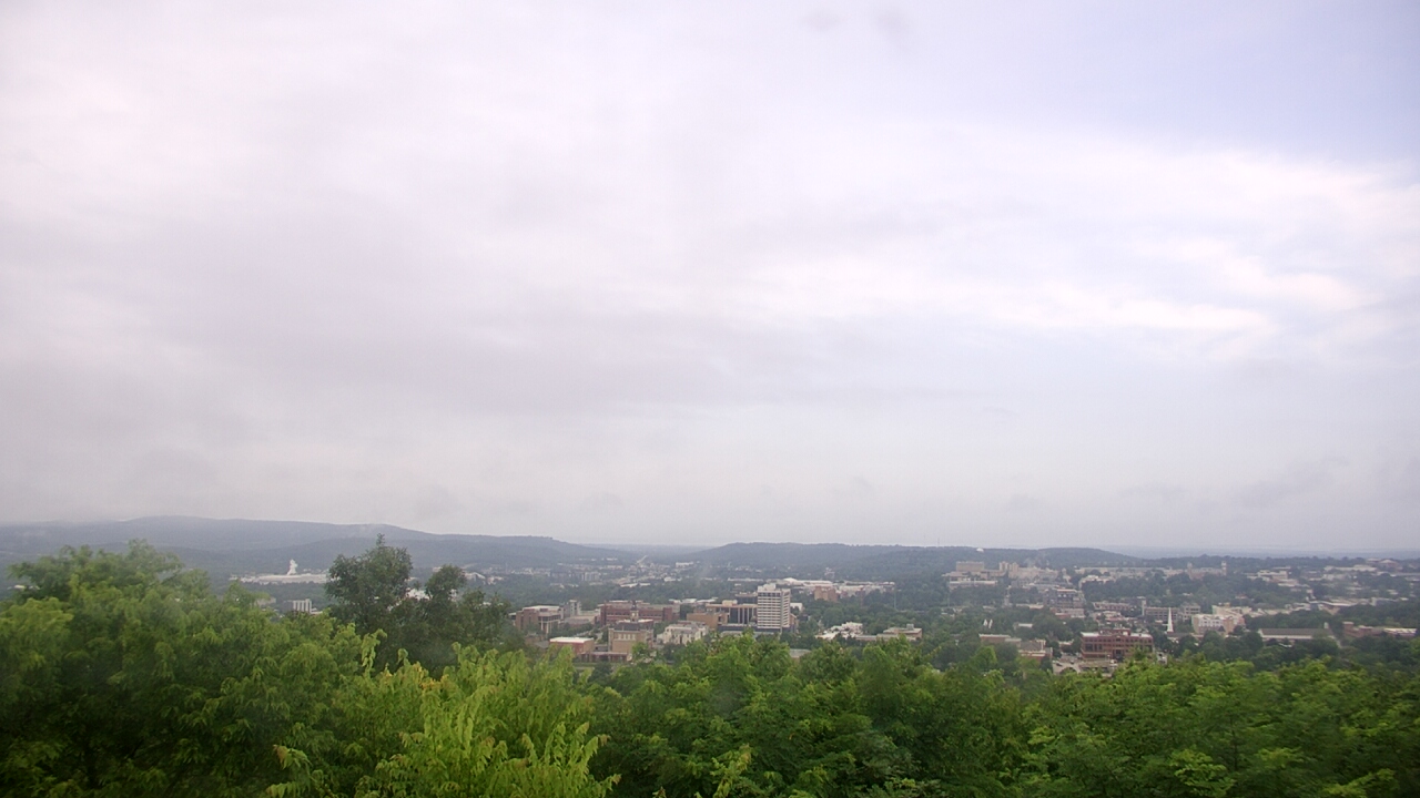 Thumbnail for current weather camera view from Mt. Sequoyah in Fayetteville, Arkansas