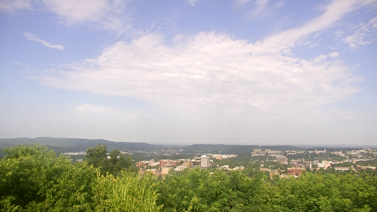 Thumbnail for current weather camera view from Mt. Sequoyah in Fayetteville, Arkansas