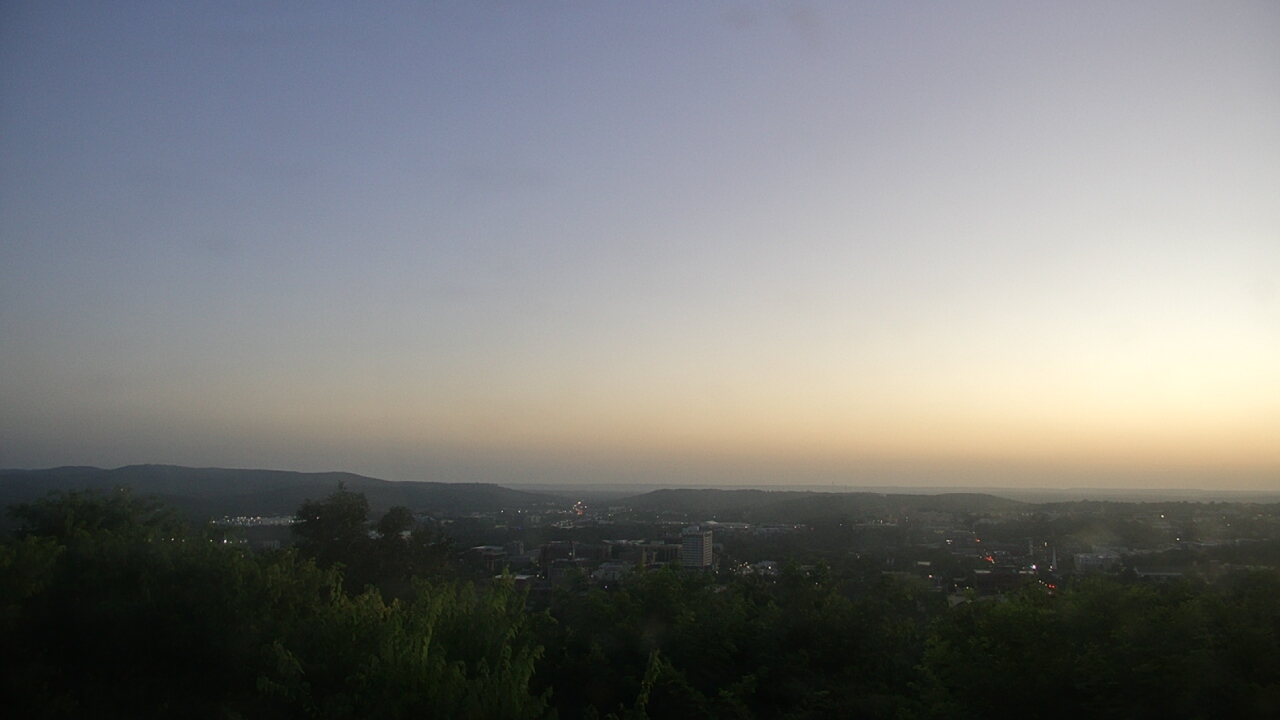 Thumbnail for current weather camera view from Mt. Sequoyah in Fayetteville, Arkansas