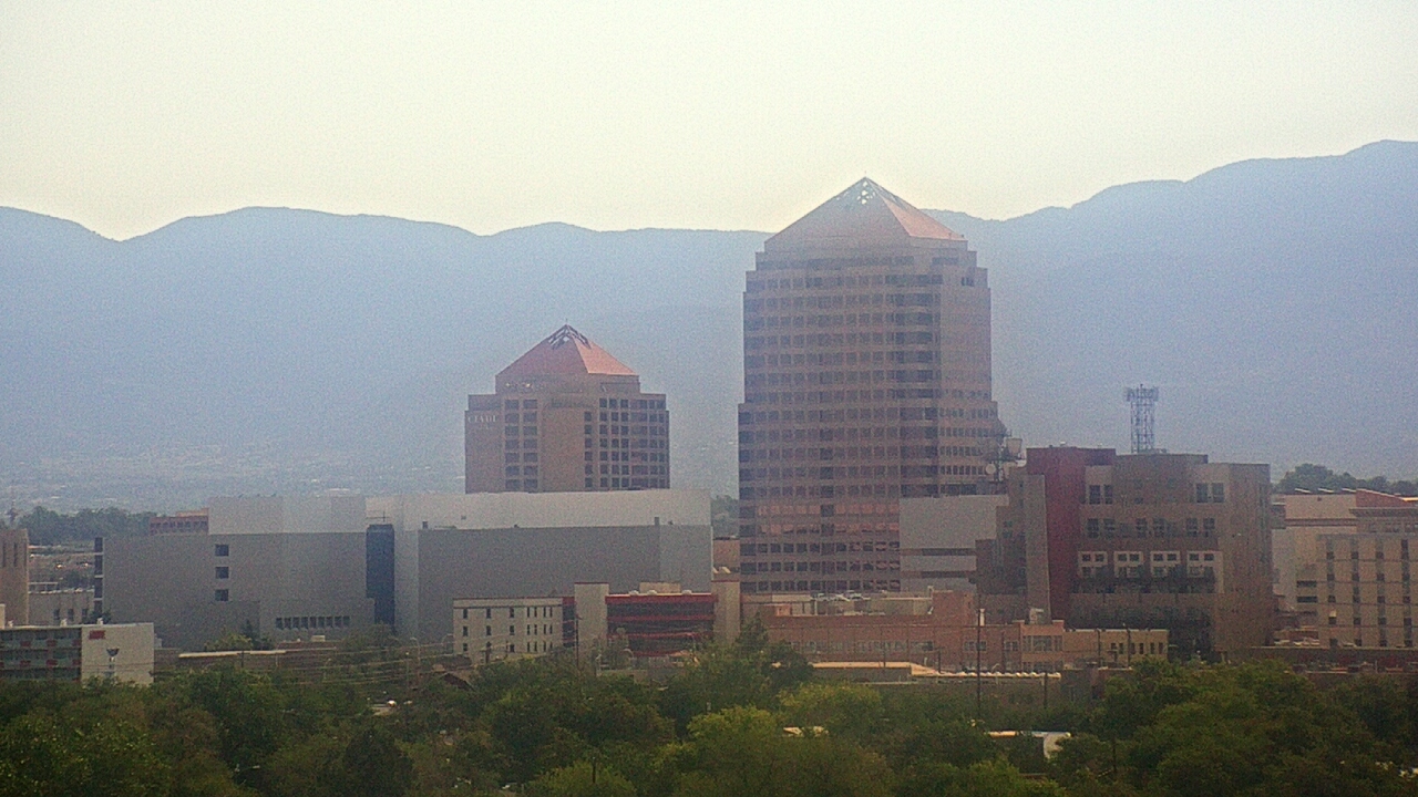 Thumbnail for current weather camera view from KOB-TV in Albuquerque, New Mexico