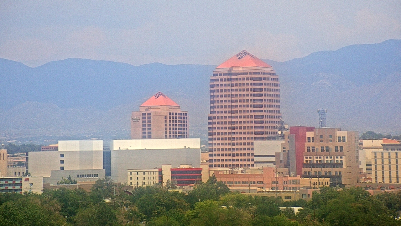 Thumbnail for current weather camera view from KOB-TV in Albuquerque, New Mexico