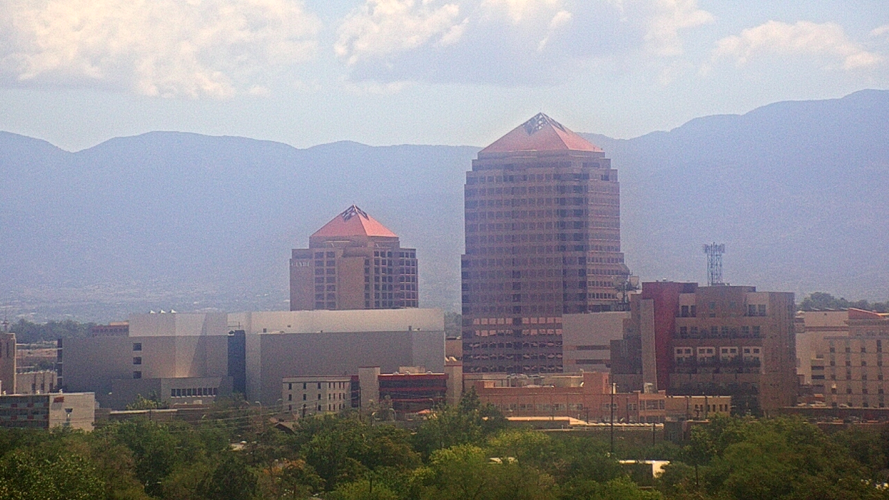 Thumbnail for current weather camera view from KOB-TV in Albuquerque, New Mexico