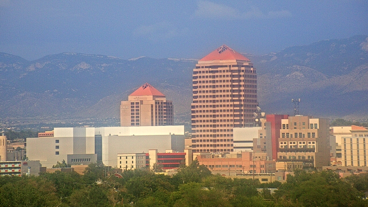Thumbnail for current weather camera view from KOB-TV in Albuquerque, New Mexico