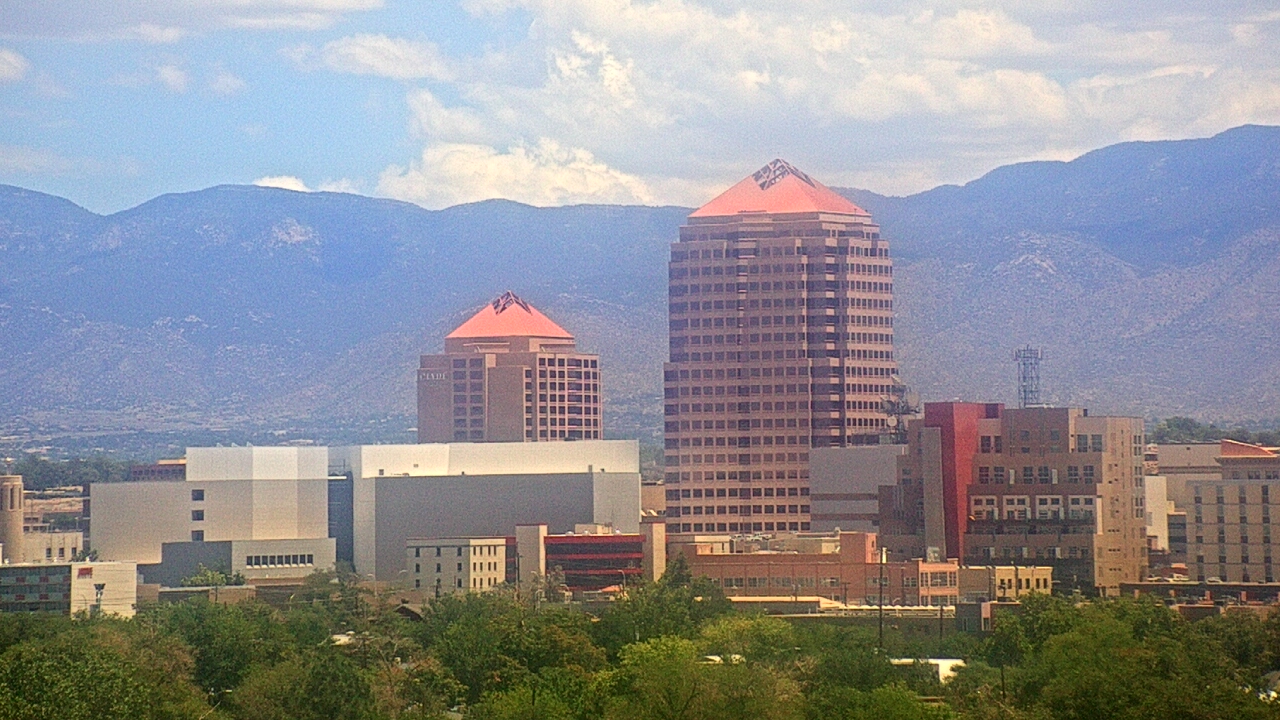 Thumbnail for current weather camera view from KOB-TV in Albuquerque, New Mexico