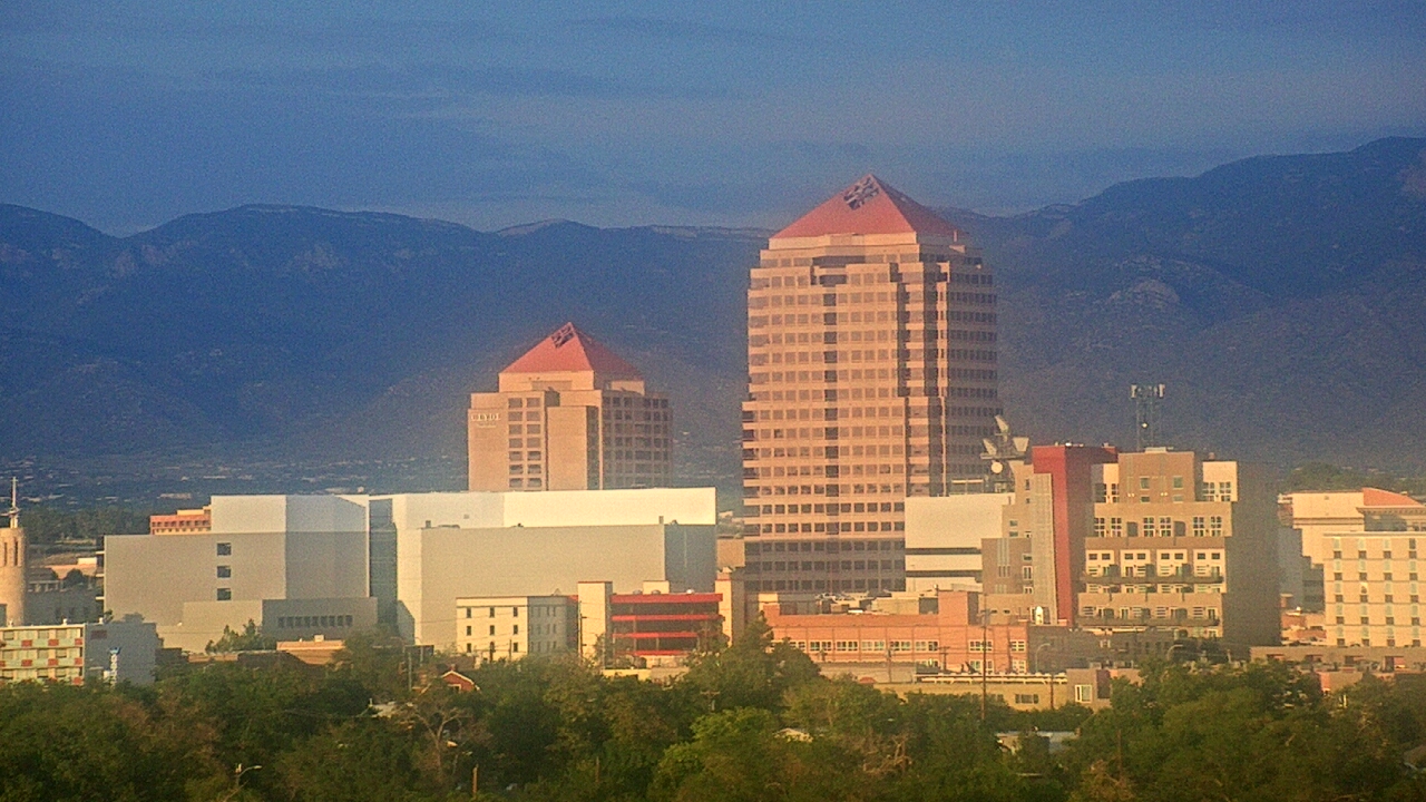 Thumbnail for current weather camera view from KOB-TV in Albuquerque, New Mexico