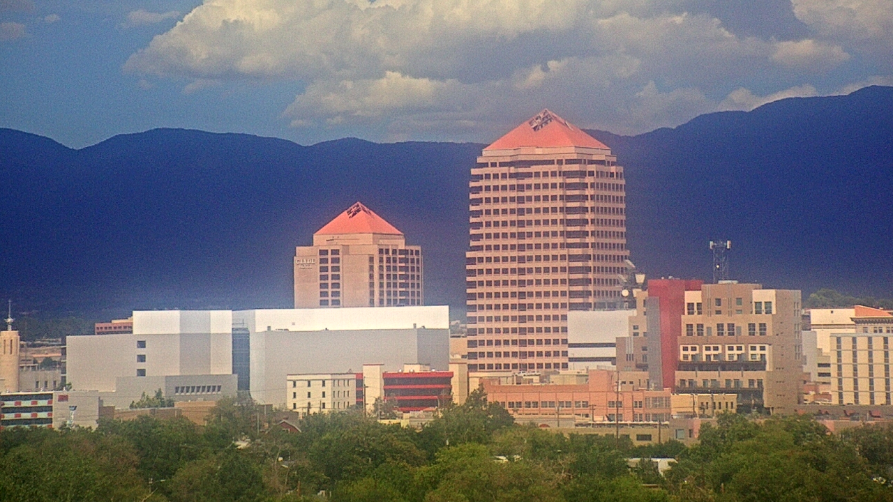 Thumbnail for current weather camera view from KOB-TV in Albuquerque, New Mexico