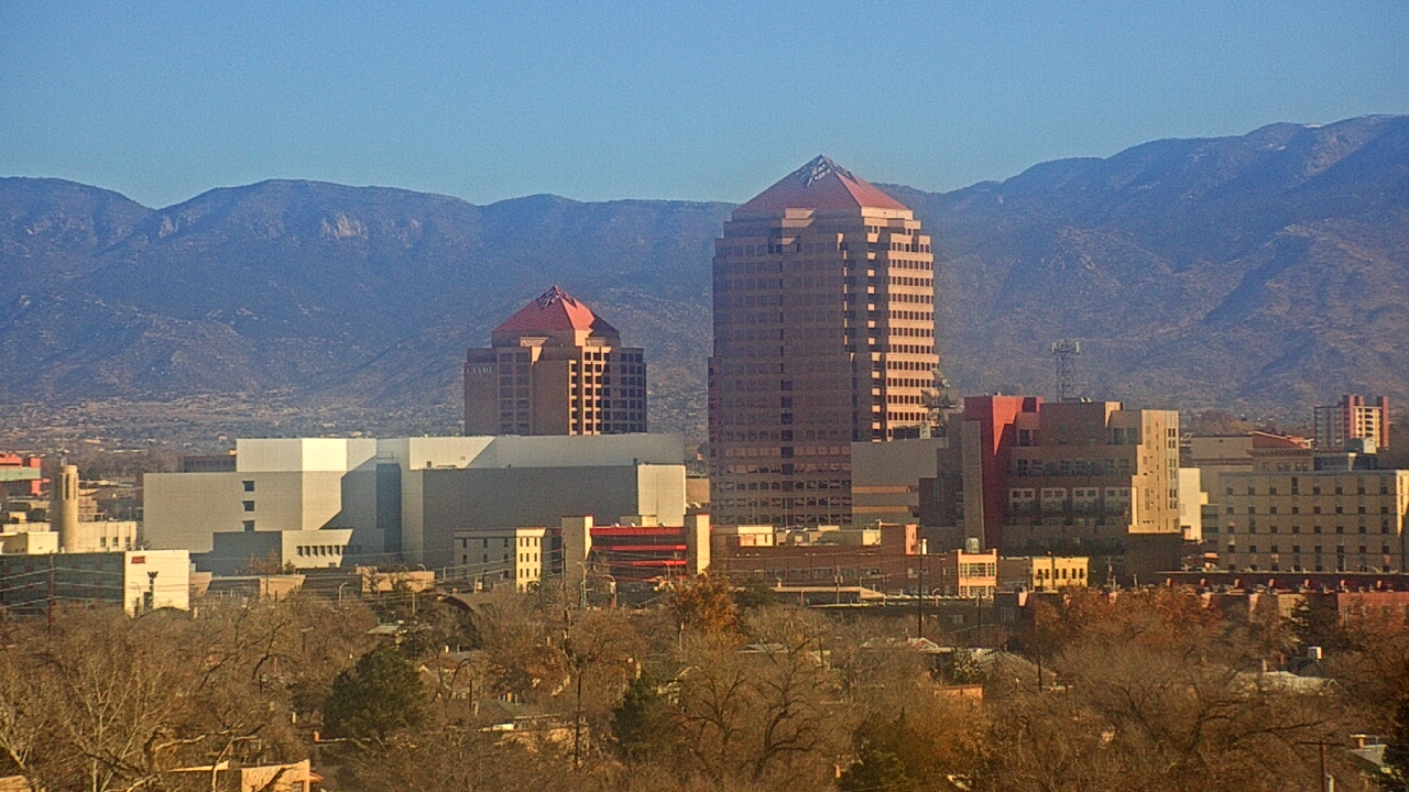 Thumbnail for current weather camera view from KOB-TV in Albuquerque, New Mexico