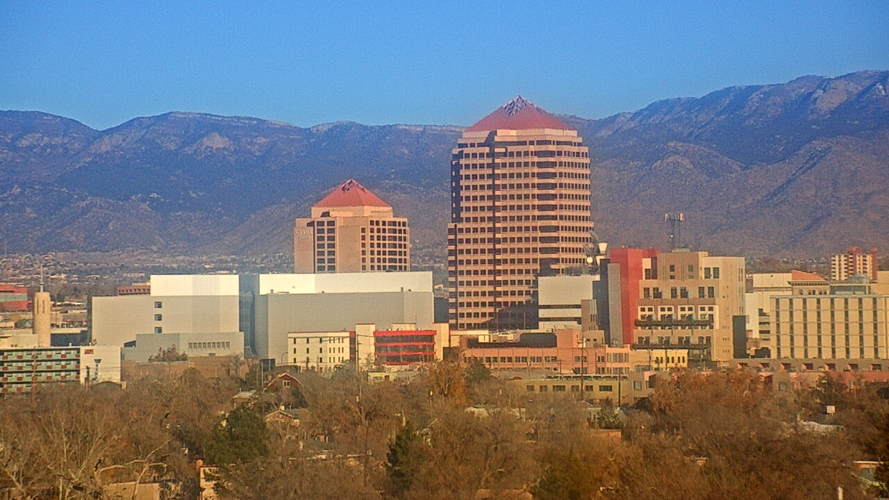 Thumbnail for current weather camera view from KOB-TV in Albuquerque, New Mexico