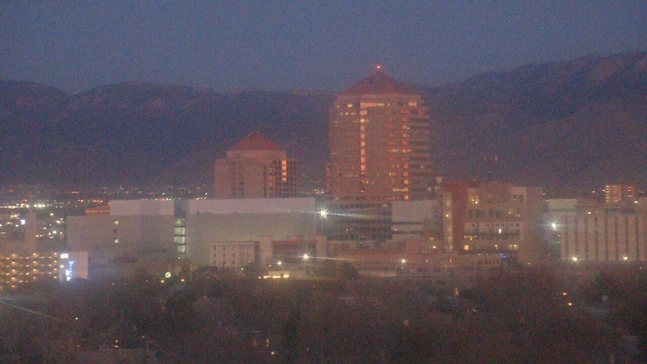 Thumbnail for current weather camera view from KOB-TV in Albuquerque, New Mexico