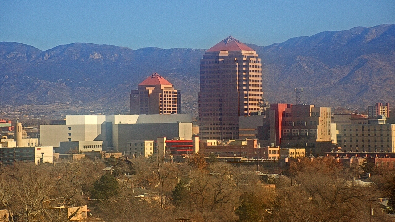 Thumbnail for current weather camera view from KOB-TV in Albuquerque, New Mexico
