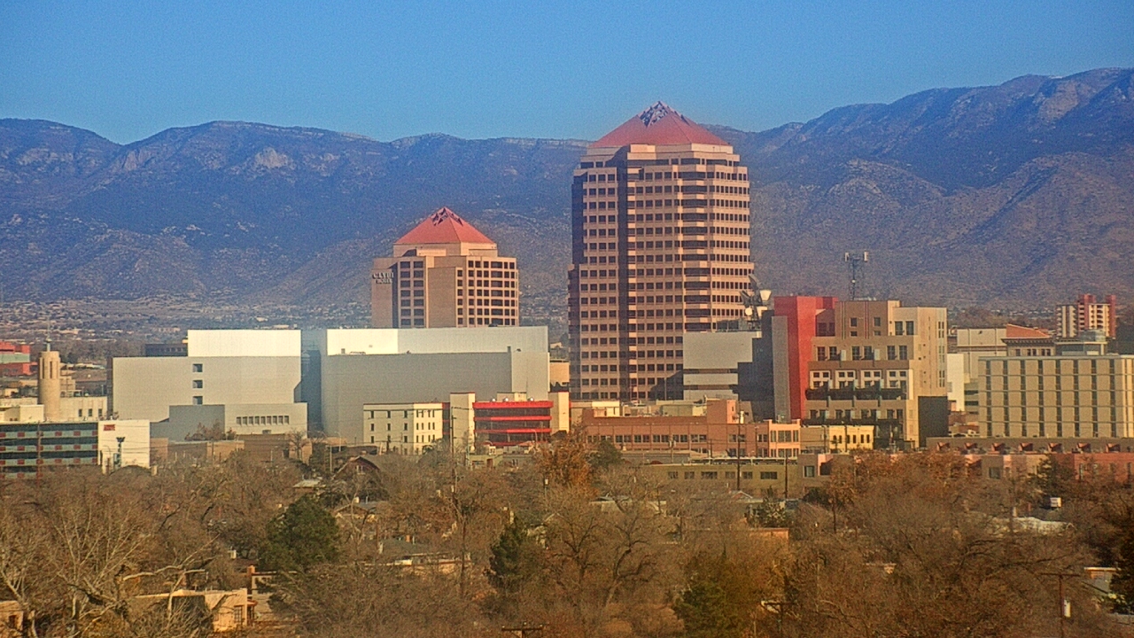 Thumbnail for current weather camera view from KOB-TV in Albuquerque, New Mexico