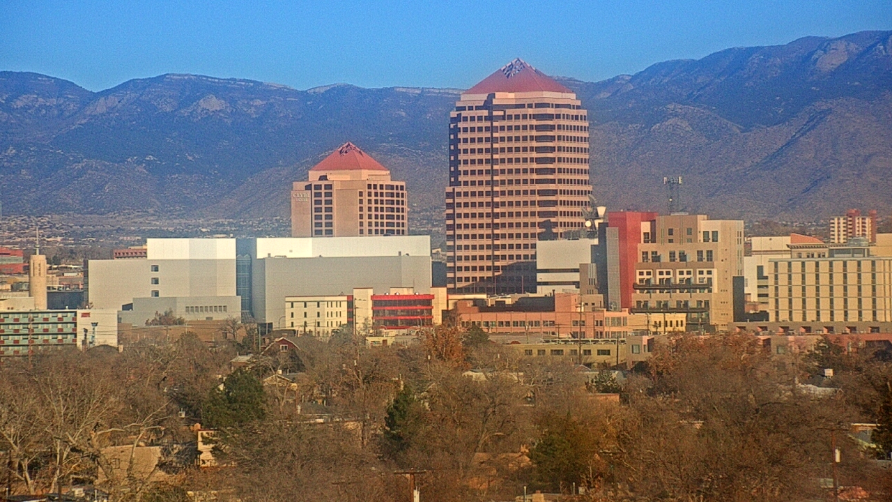 Thumbnail for current weather camera view from KOB-TV in Albuquerque, New Mexico