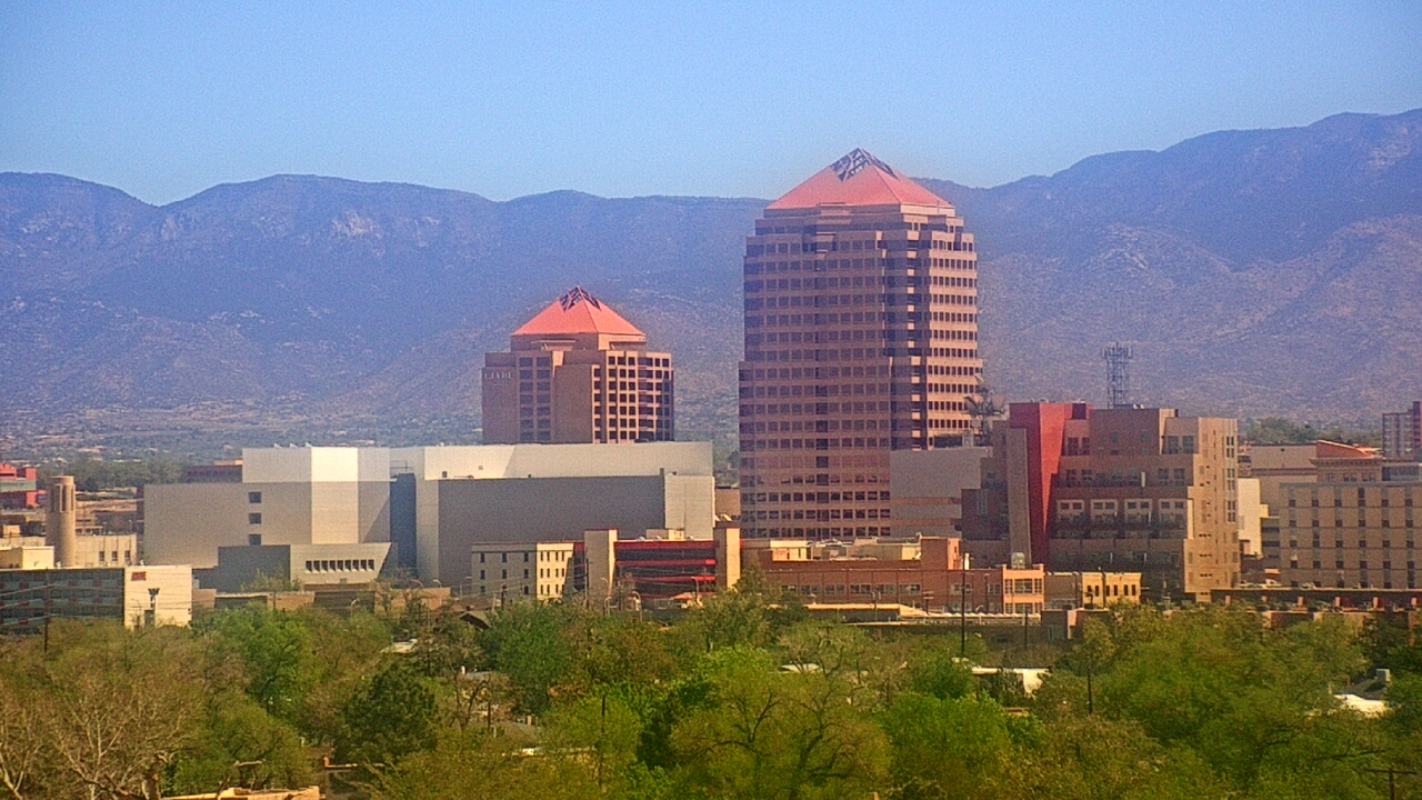 Thumbnail for current weather camera view from KOB-TV in Albuquerque, New Mexico