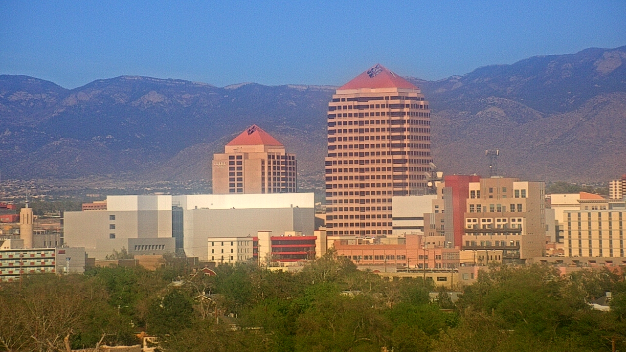 Thumbnail for current weather camera view from KOB-TV in Albuquerque, New Mexico