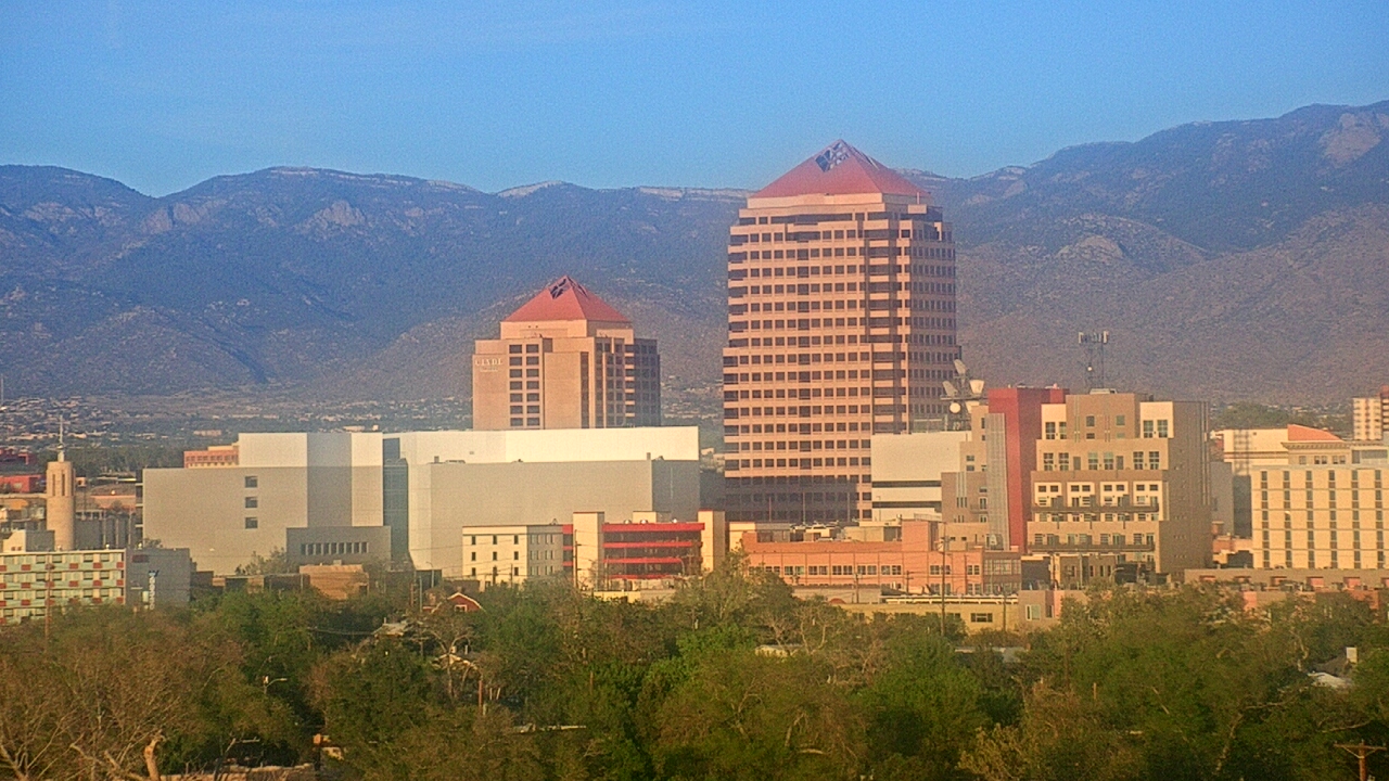 Thumbnail for current weather camera view from KOB-TV in Albuquerque, New Mexico