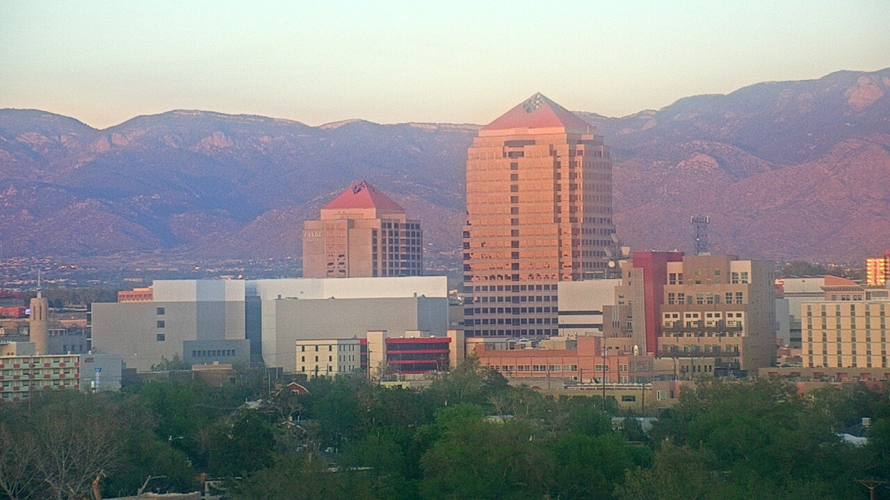 Thumbnail for current weather camera view from KOB-TV in Albuquerque, New Mexico