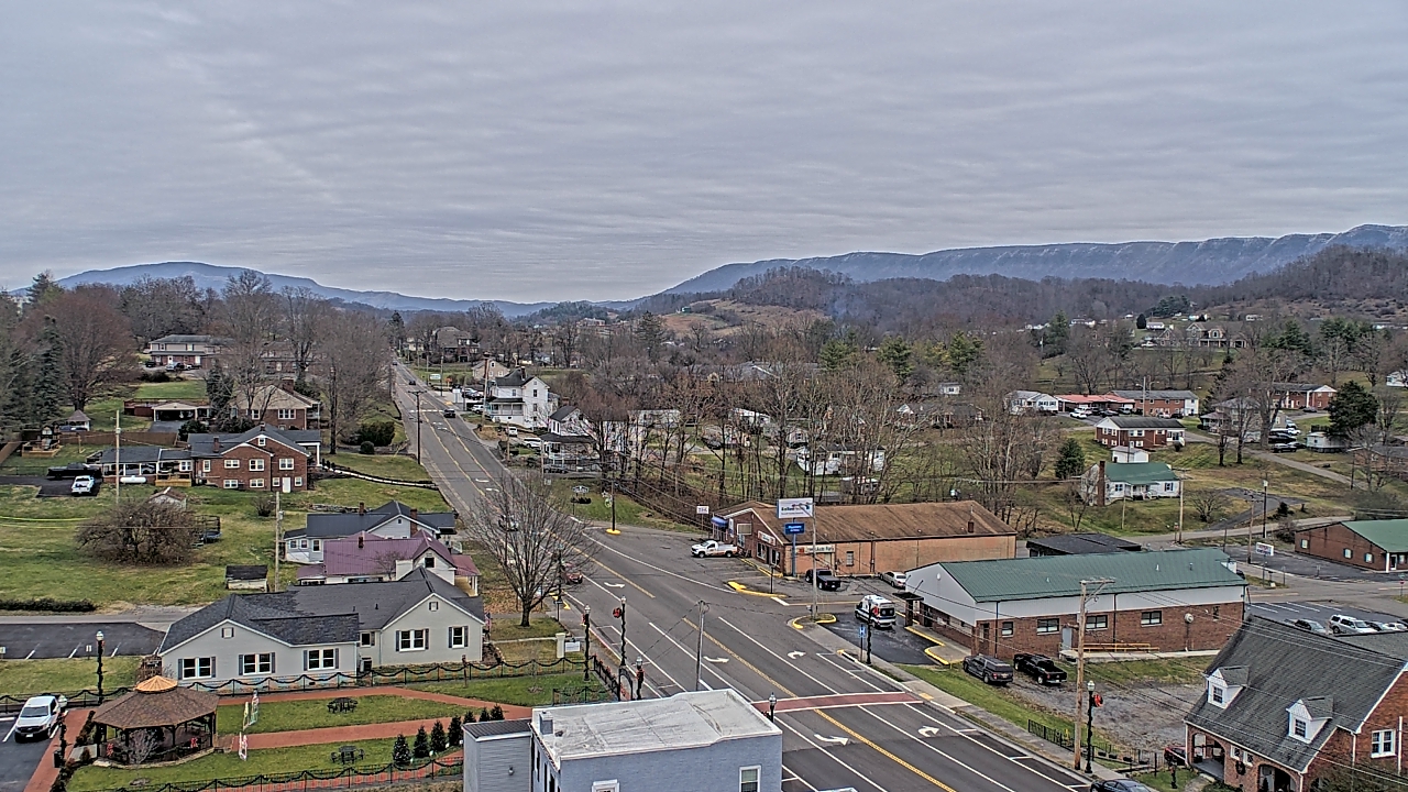 Thumbnail for current weather camera view from Russell County Courthouse in Lebanon, Virginia